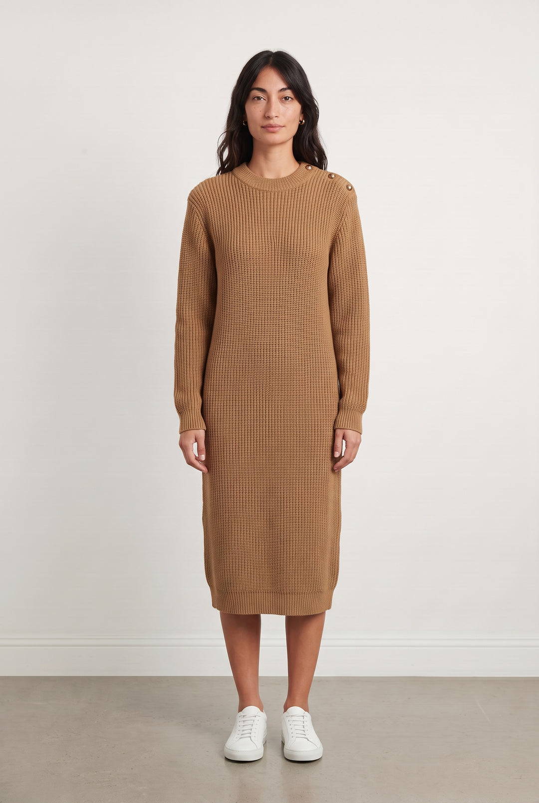Robe Pull Beige - Taille XS/34 de la marque Suncoo | PARAD117163 - Vendu par Paradigme - Image 1