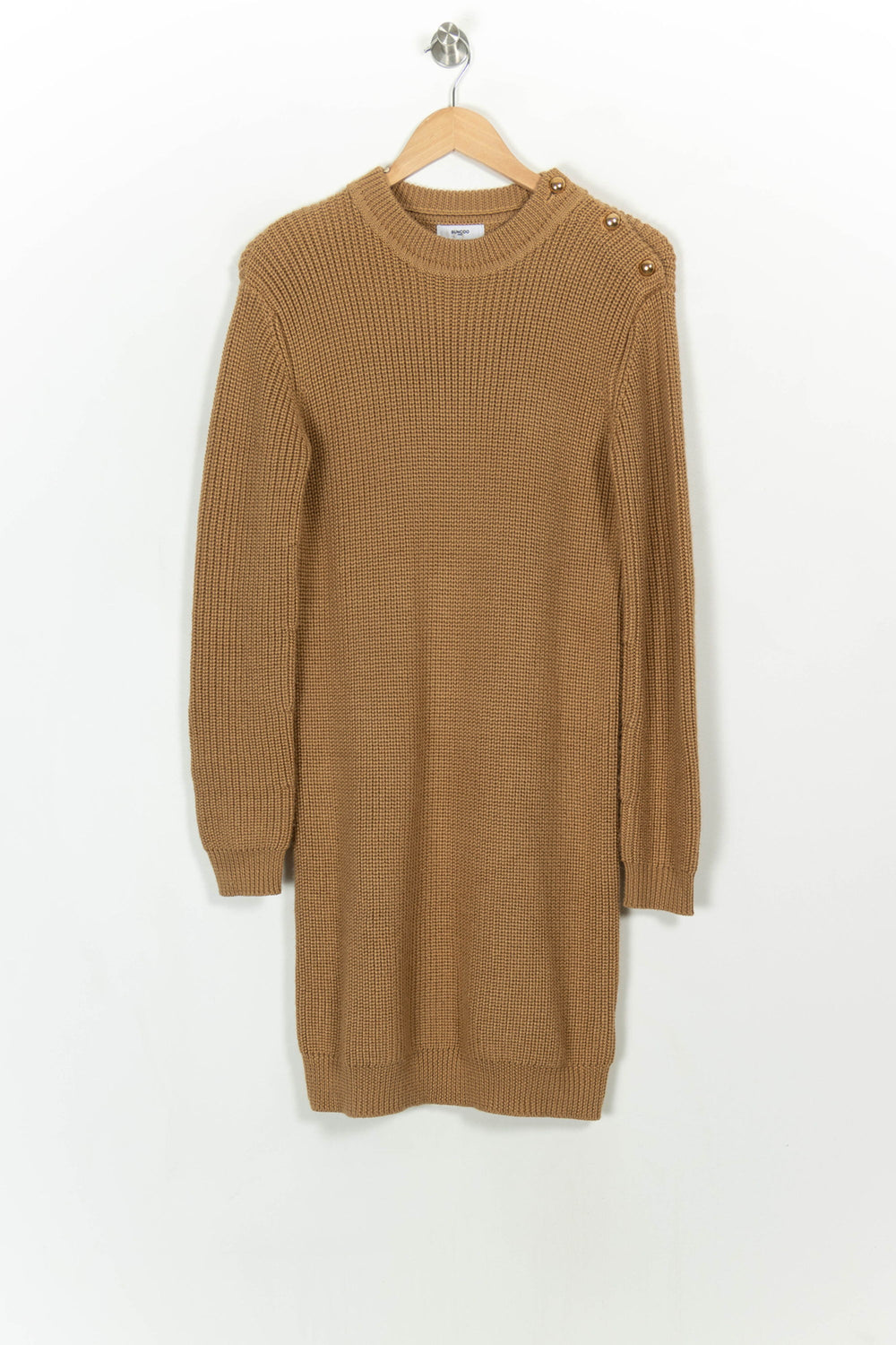 Robe Pull Beige - Taille XS/34 de la marque Suncoo | PARAD117163 - Vendu par Paradigme - Image 2