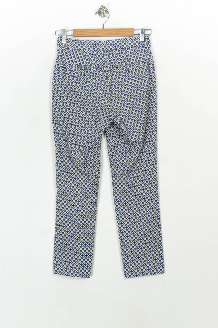Pantalon Bleu et Blanc - Taille S/36 de la marque Weekend Max Mara | PARAD117166 - Vendu par Paradigme - Image 5