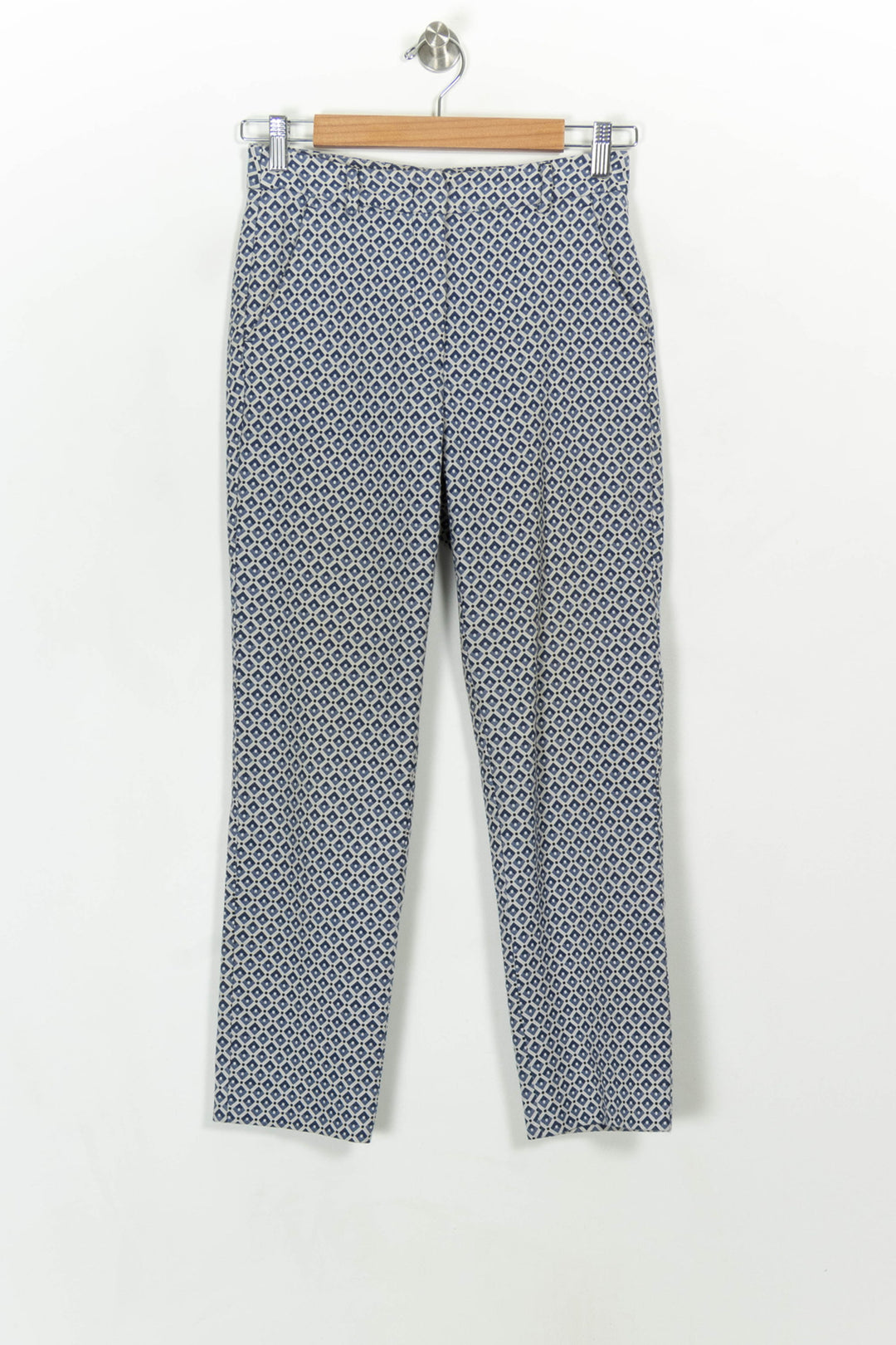 Pantalon Bleu et Blanc - Taille S/36 de la marque Weekend Max Mara | PARAD117166 - Vendu par Paradigme - Image 2