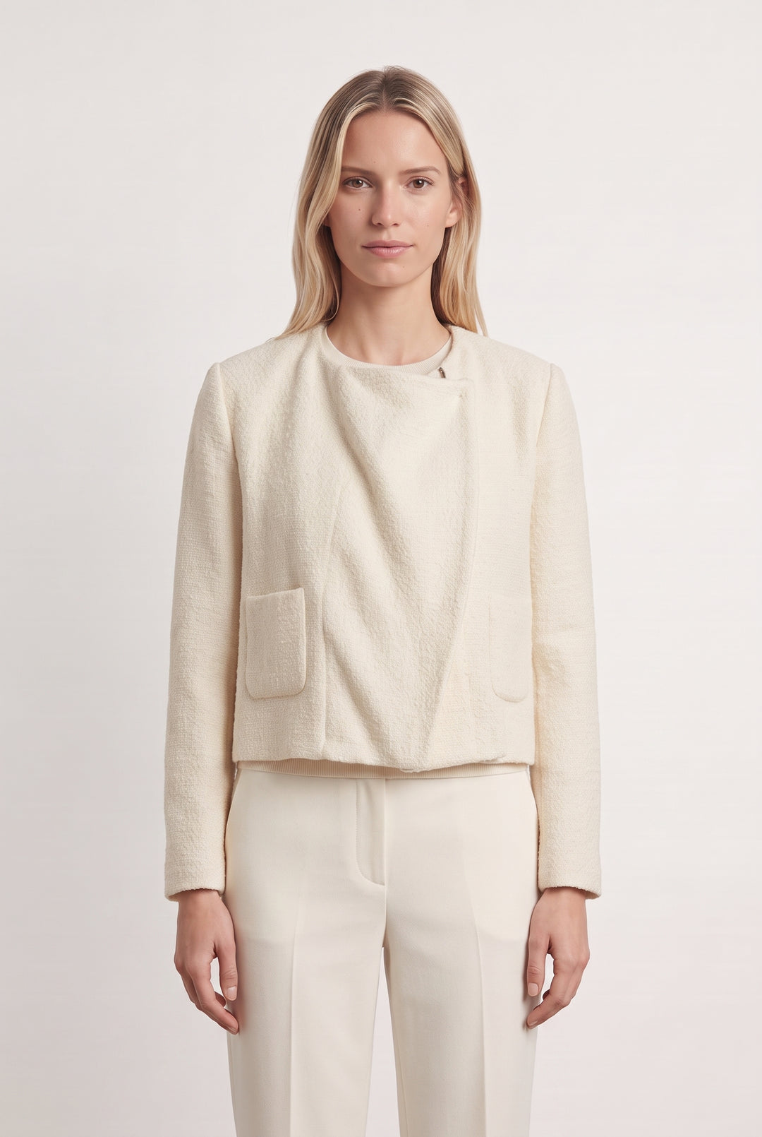 Veste Courte Beige - Taille S/36 de la marque Maje | PARAD117171 - Vendu par Paradigme - Image 1