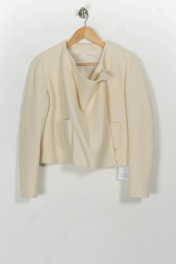 Veste Courte Beige - Taille S/36 de la marque Maje | PARAD117171 - Vendu par Paradigme - Image 2