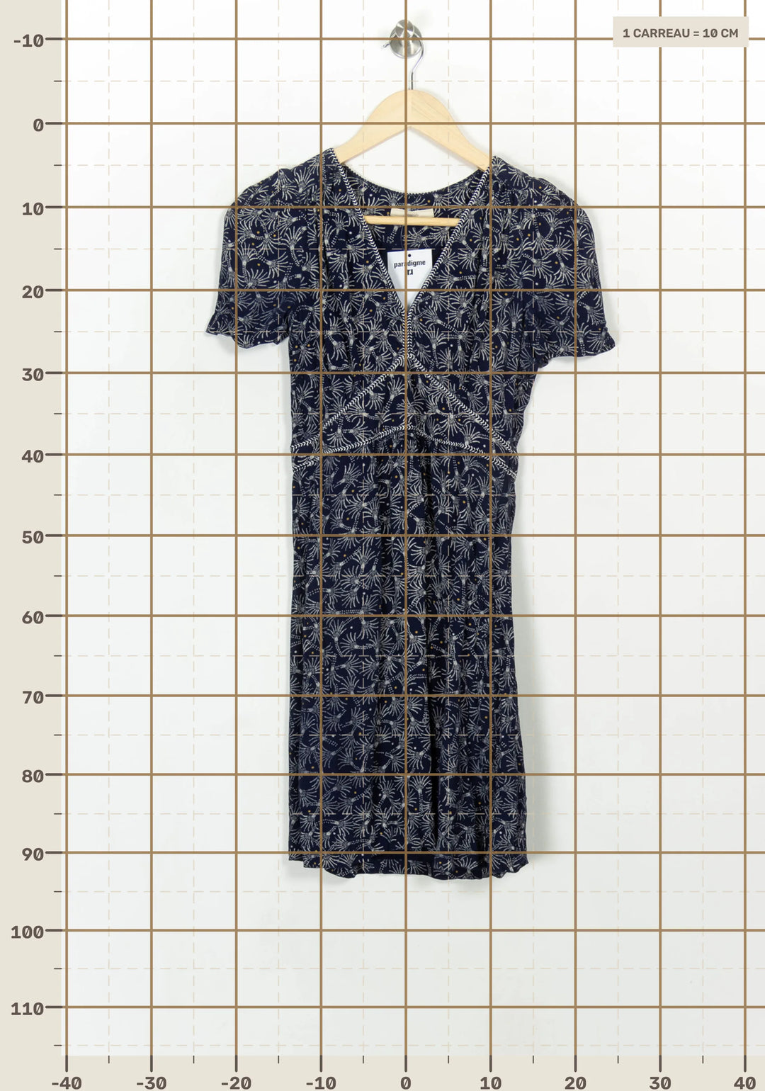 Robe Courte Bleue - Taille XS/34 de la marque Sessùn | PARAD117172 - Vendu par Paradigme - Image 4