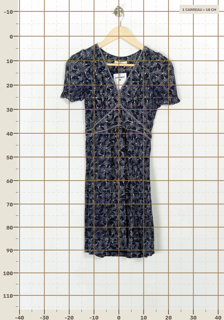 Robe Courte Bleue - Taille XS/34 de la marque Sessùn | PARAD117172 - Vendu par Paradigme - Image 4