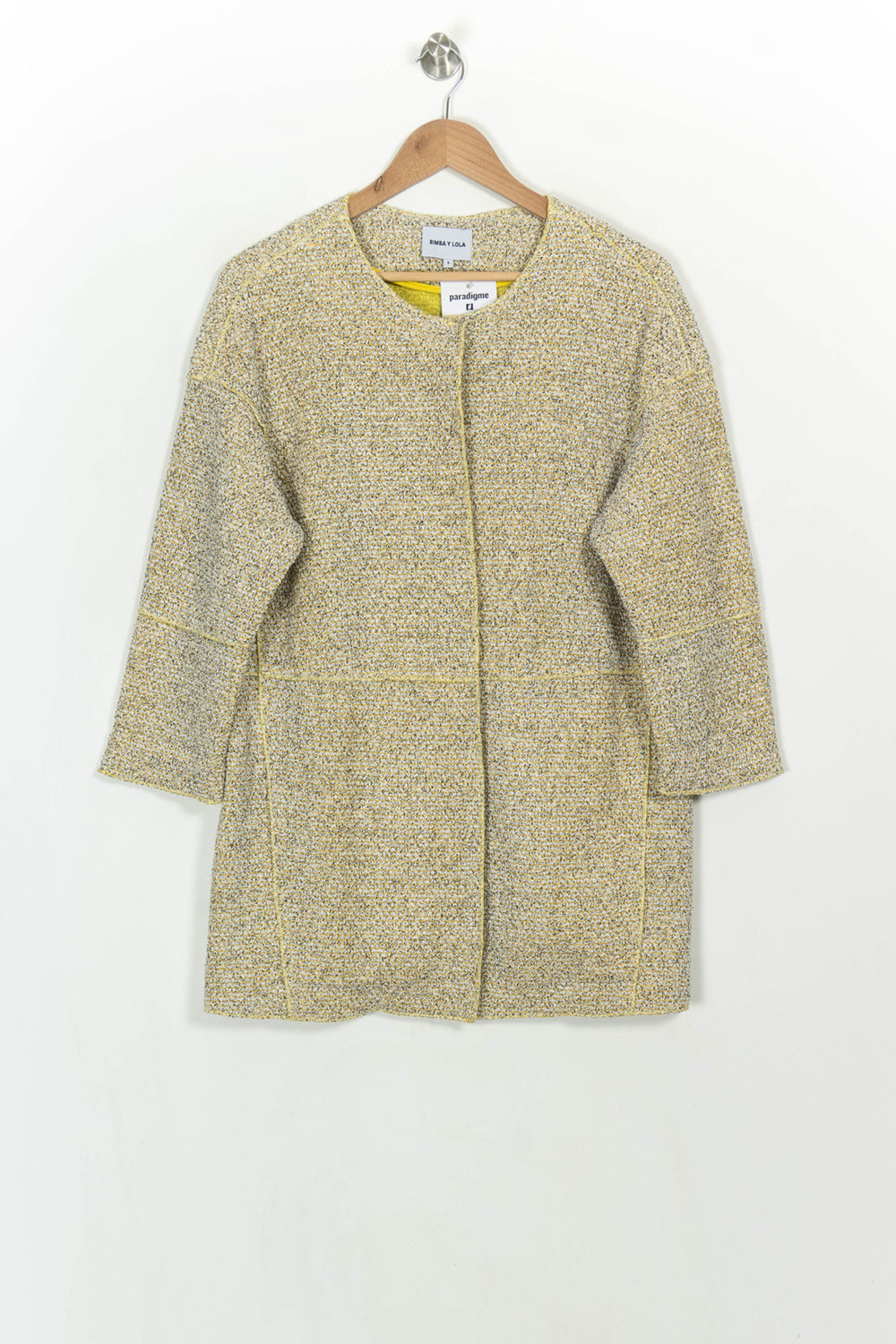 Manteau Jaune et Gris - Taille S/36 de la marque Bimba y Lola | PARAD117176 - Vendu par Paradigme - Image 2
