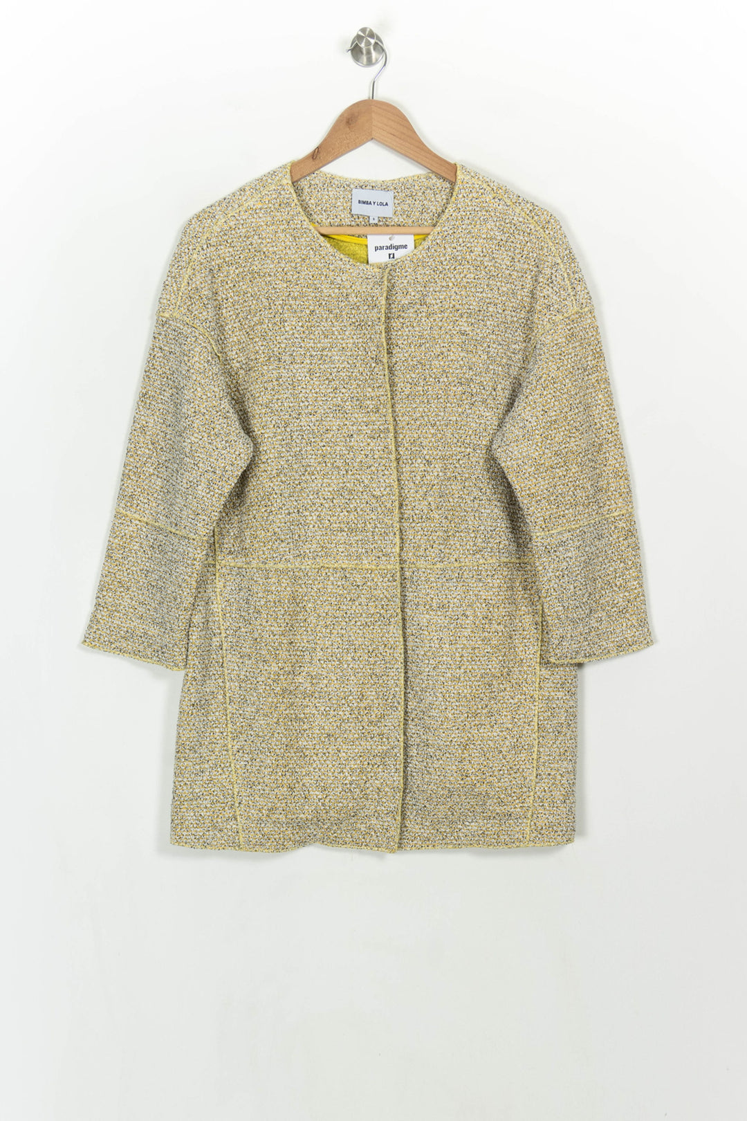 Manteau Jaune et Gris - Taille S/36 de la marque Bimba y Lola | PARAD117176 - Vendu par Paradigme - Image 2