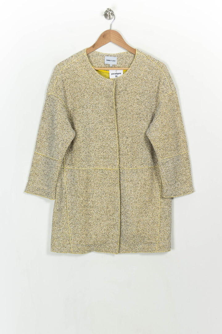 Manteau Jaune et Gris - Taille S/36 de la marque Bimba y Lola | PARAD117176 - Vendu par Paradigme - Image 2