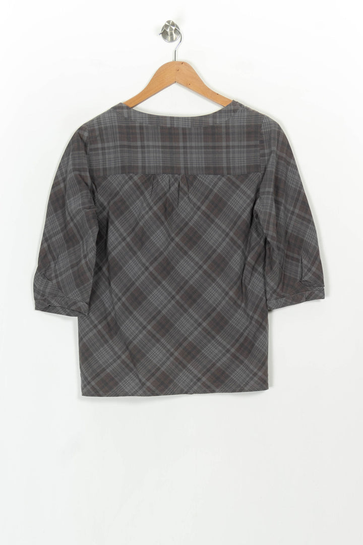 Blouse Grise à Carreaux - Taille L/40 de la marque Comptoir des Cotonniers | PARAD117177 - Vendu par Paradigme - Image 5