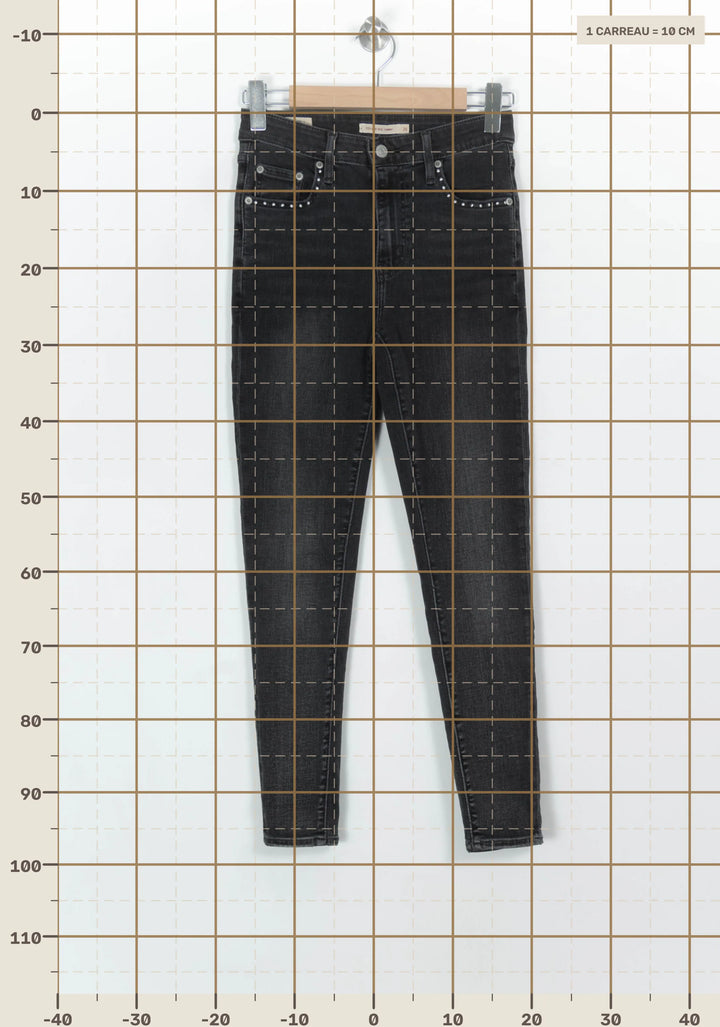 Jean Skinny Noir - Taille S/36 de la marque Levi&