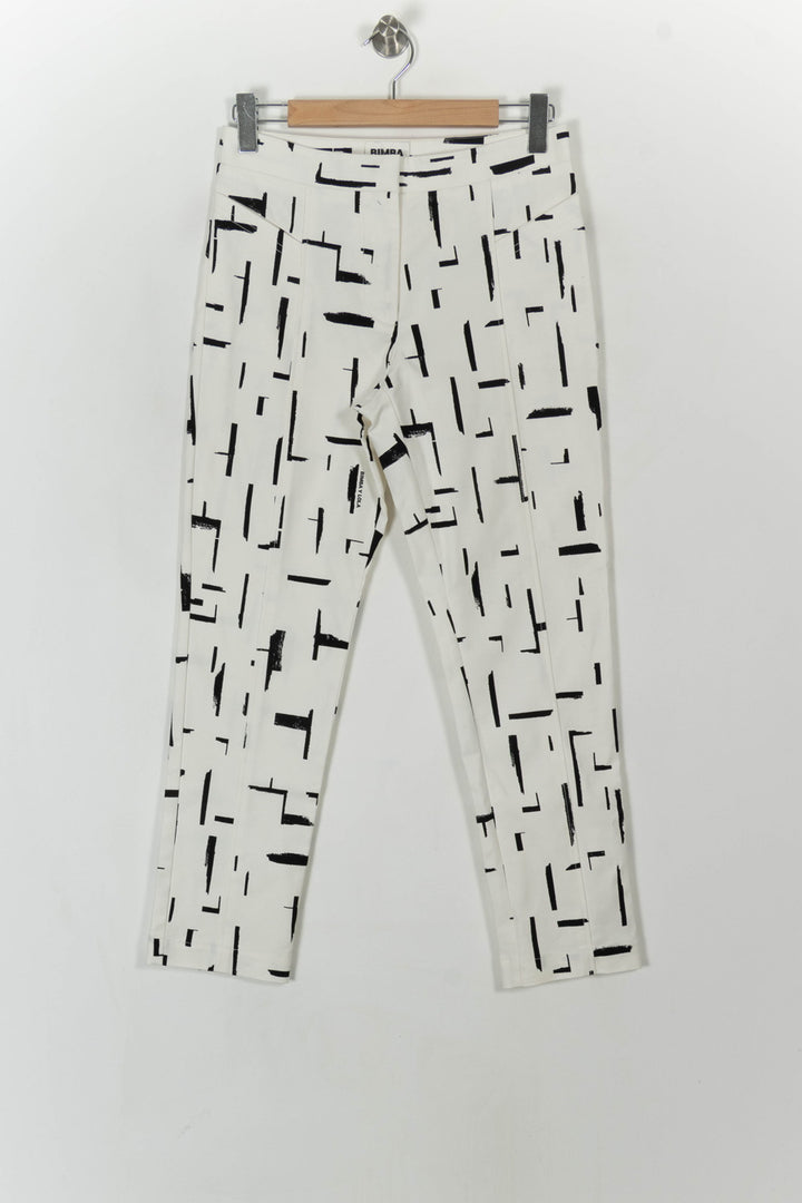 Pantalon Blanc et Noir - Taille M/38 de la marque Bimba y Lola | PARAD117186 - Vendu par Paradigme - Image 2
