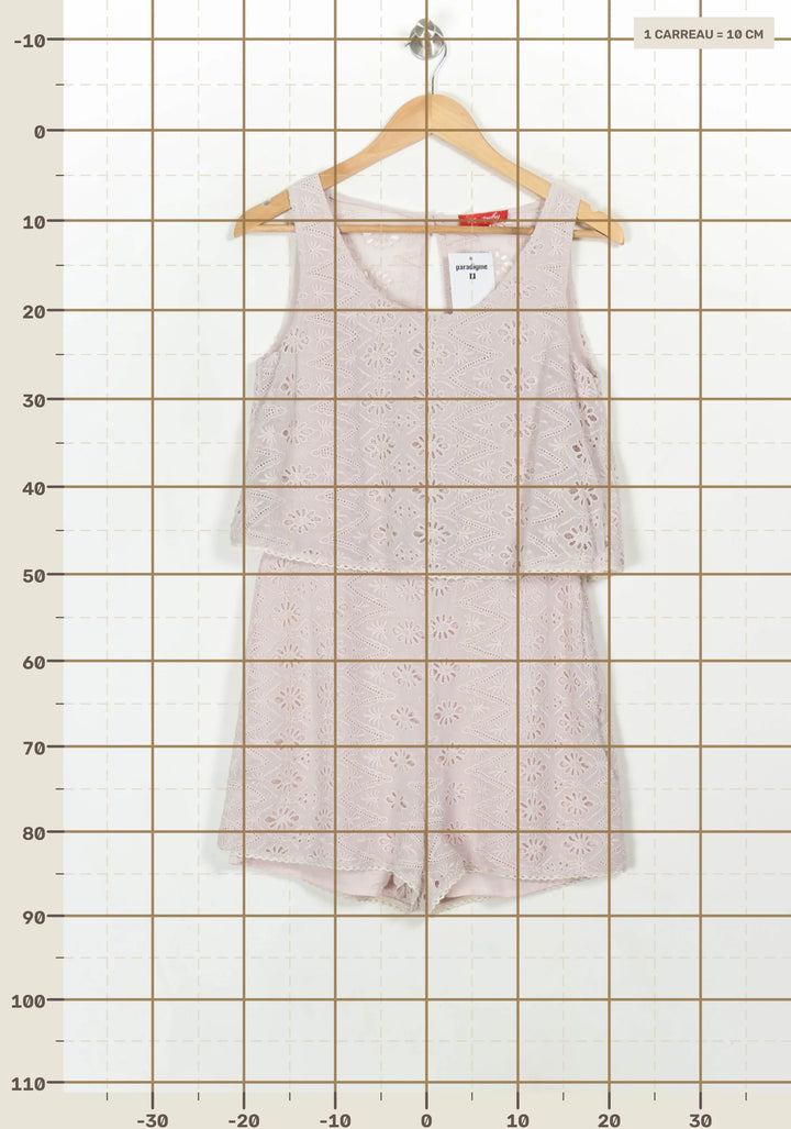 Combishort Rose - Taille S/36 de la marque Derhy | PARAD117187 - Vendu par Paradigme - Image 4
