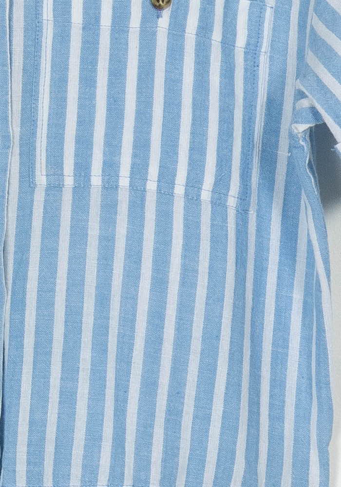 Combishort Bleu et Blanc - Taille L/40 de la marque Soeur | PARAD117189 - Vendu par Paradigme - Image 3