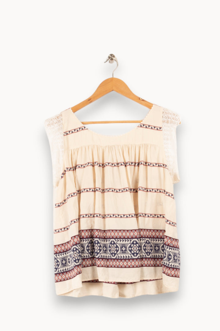 Blouse multicolore - Taille L/40