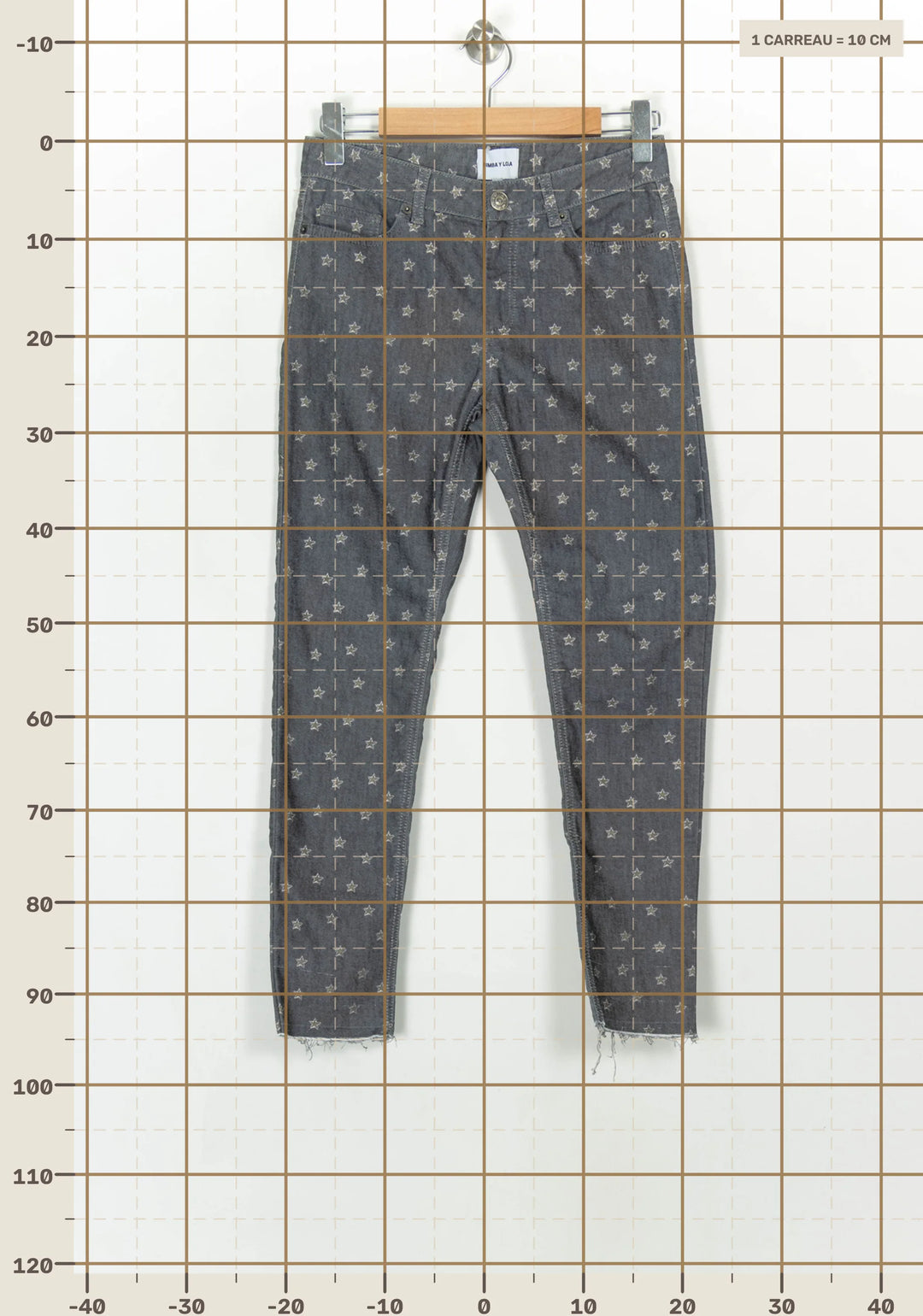 Jean Gris - Taille M/38 de la marque Bimba y Lola | PARAD117192 - Vendu par Paradigme - Image 4