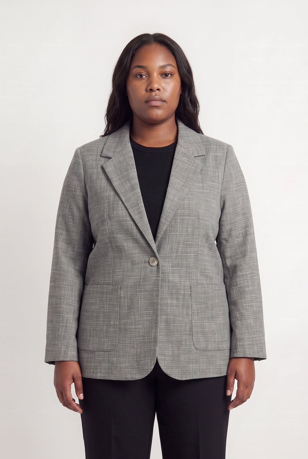Blazer Gris - Taille XL/42 de la marque La Fée Maraboutée | PARAD117195 - Vendu par Paradigme - Image 1
