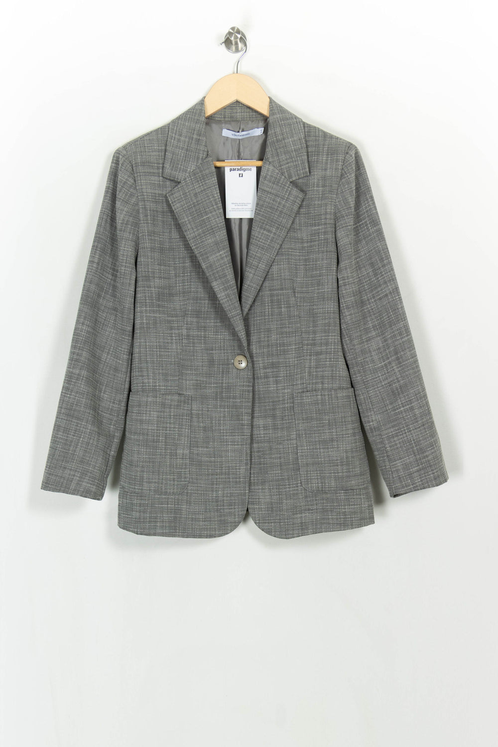 Blazer Gris - Taille XL/42 de la marque La Fée Maraboutée | PARAD117195 - Vendu par Paradigme - Image 2
