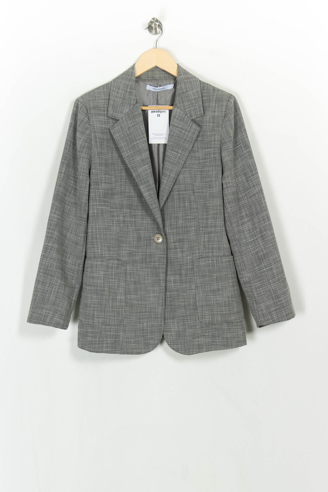 Blazer Gris - Taille XL/42 de la marque La Fée Maraboutée | PARAD117195 - Vendu par Paradigme - Image 2