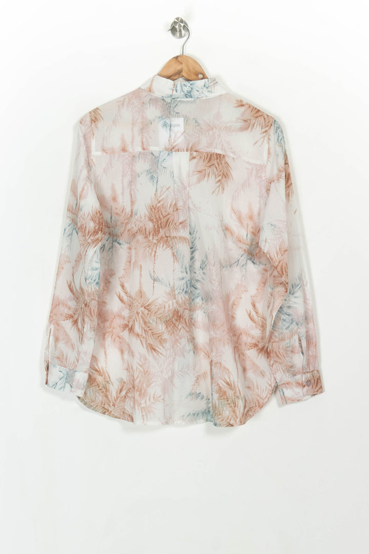 Chemisier Rose et Bleu - Taille XXL/44 de la marque La Fée Maraboutée | PARAD117200 - Vendu par Paradigme - Image 5