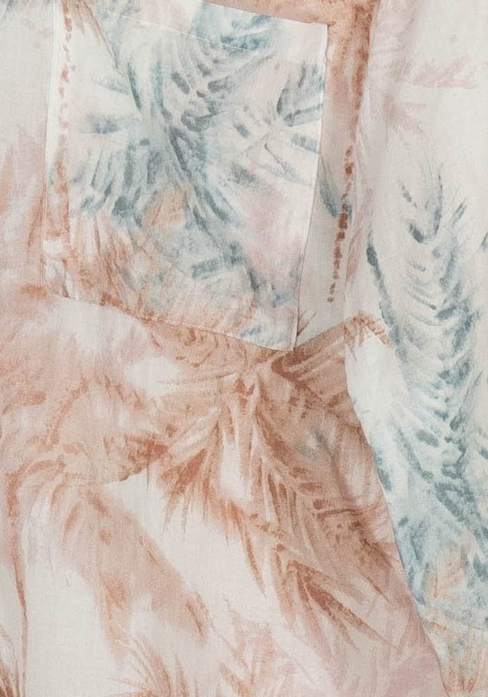 Chemisier Rose et Bleu - Taille XXL/44 de la marque La Fée Maraboutée | PARAD117200 - Vendu par Paradigme - Image 3