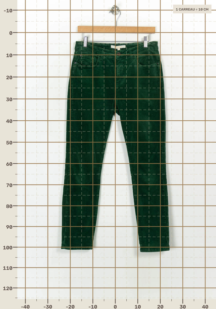 Pantalon Vert - Taille M/38 de la marque La Fée Maraboutée | PARAD117203 - Vendu par Paradigme - Image 4