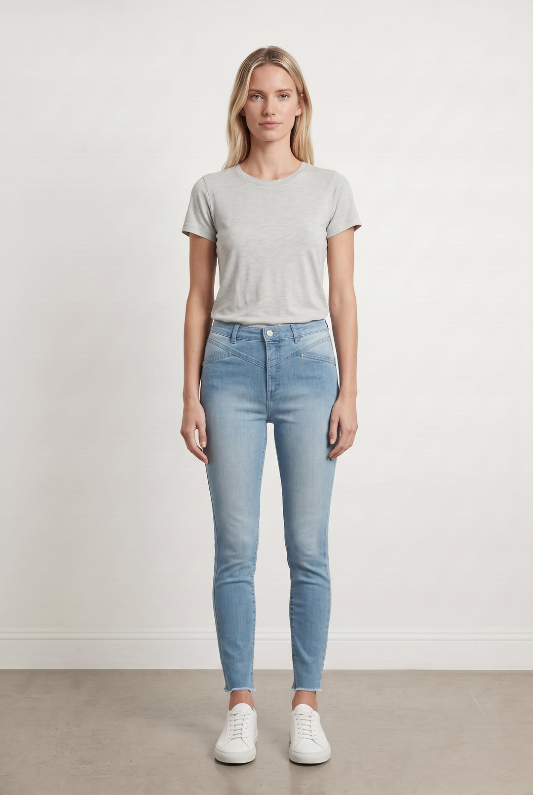 Jean Skinny Bleu - Taille M/38 de la marque IKKS | PARAD117235 - Vendu par Paradigme - Image 1