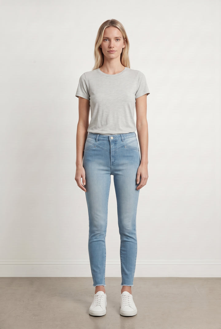 Jean Skinny Bleu - Taille M/38 de la marque IKKS | PARAD117235 - Vendu par Paradigme - Image 1