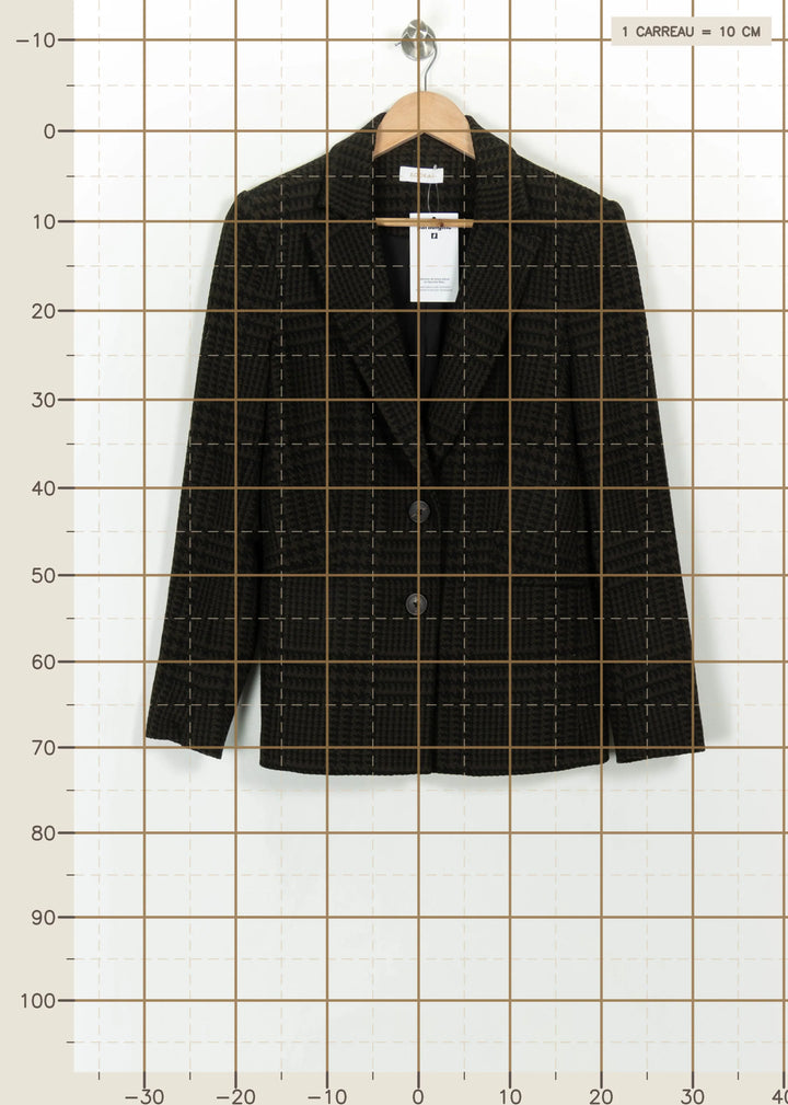 Blazer Noir et Marron - Taille M/38 de la marque Kookai | PARAD117248 - Vendu par Paradigme - Image 4
