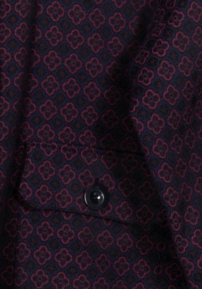 Veste Violette et Rouge - Taille M/38 de la marque La Fée Maraboutée | PARAD117253 - Vendu par Paradigme - Image 3