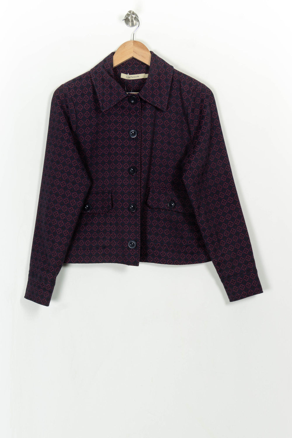 Veste Violette et Rouge - Taille M/38 de la marque La Fée Maraboutée | PARAD117253 - Vendu par Paradigme - Image 2