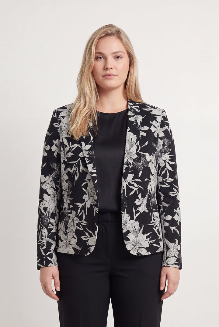 Blazer Noir et Blanc - Taille XL/42 de la marque IKKS | PARAD117255 - Vendu par Paradigme - Image 1