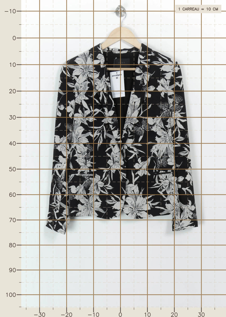 Blazer Noir et Blanc - Taille XL/42 de la marque IKKS | PARAD117255 - Vendu par Paradigme - Image 4