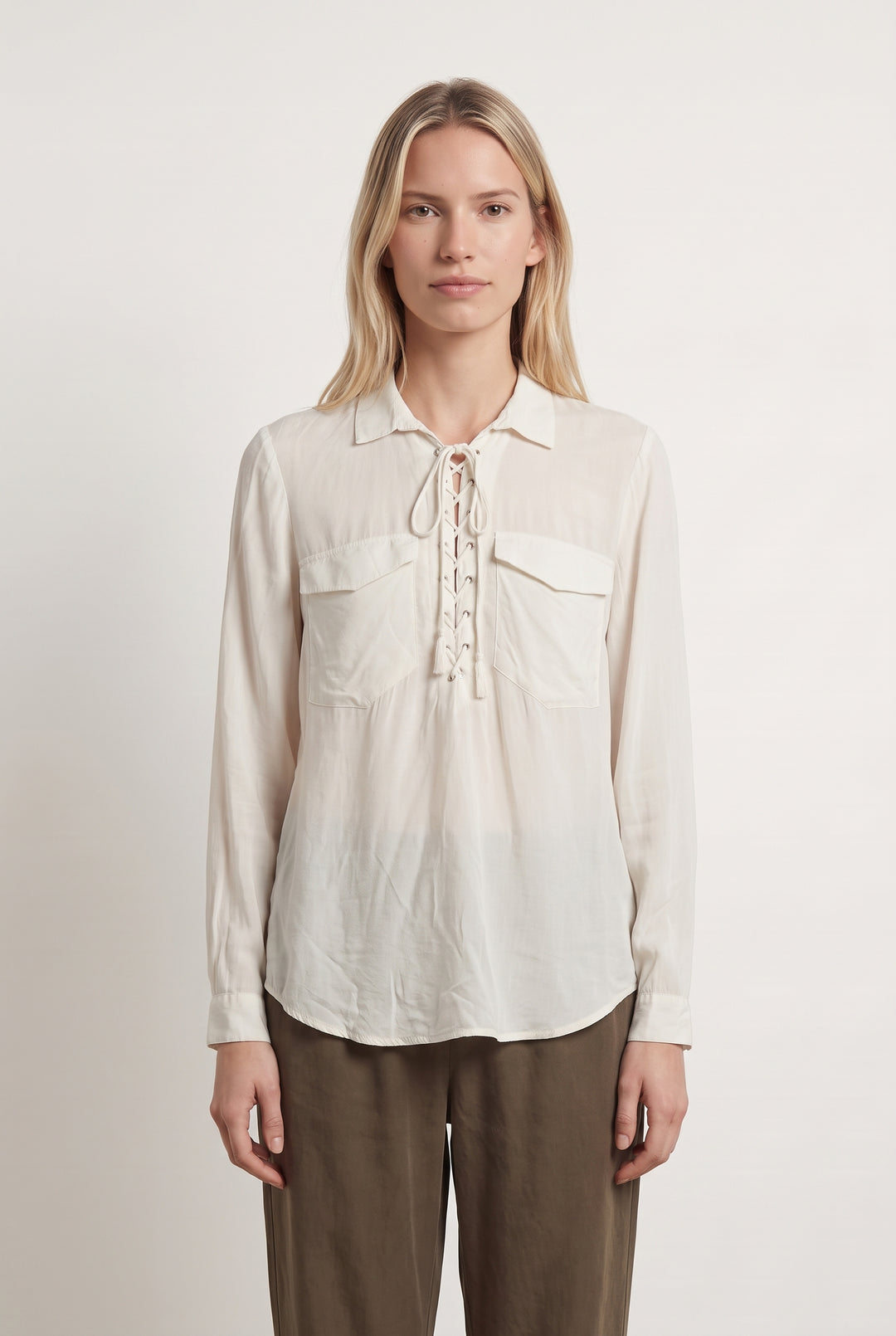 Chemisier Beige - Taille S/36