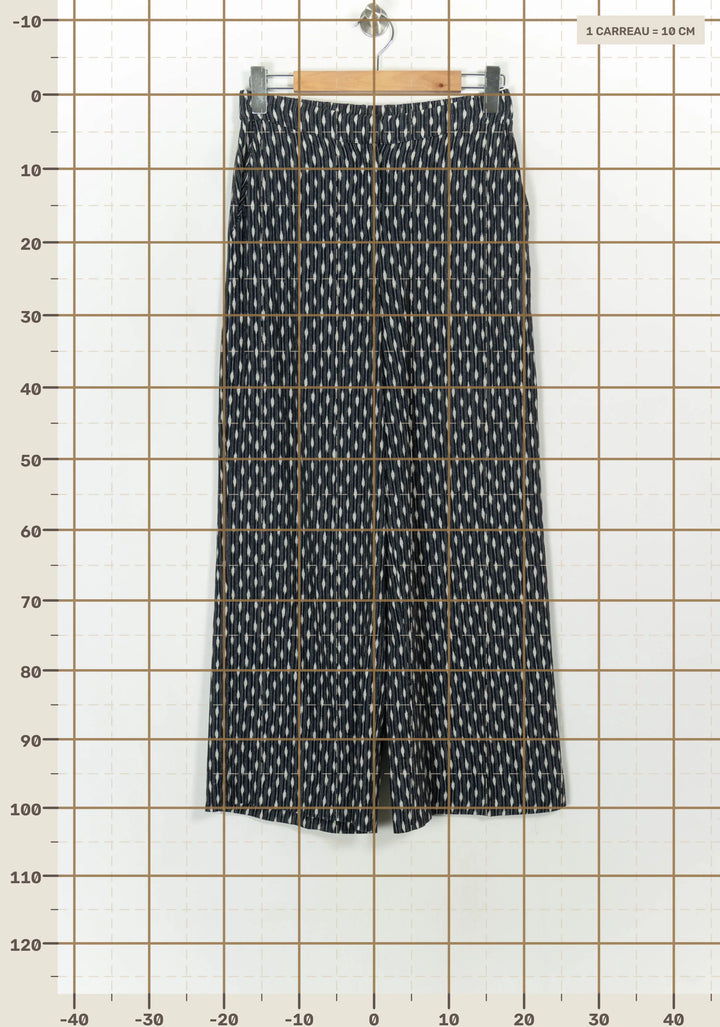 Pantalon Large Bleu et Blanc - Taille M/38 de la marque Caroll | PARAD117277 - Vendu par Paradigme - Image 4