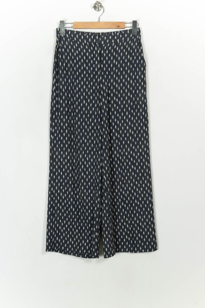 Pantalon Large Bleu et Blanc - Taille M/38 de la marque Caroll | PARAD117277 - Vendu par Paradigme - Image 2