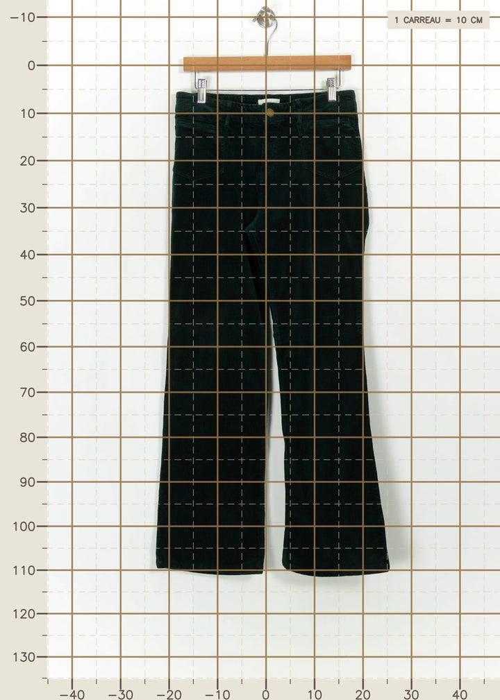 Pantalon Vert - Taille M/38 de la marque Gerard Darel | PARAD117289 - Vendu par Paradigme - Image 4