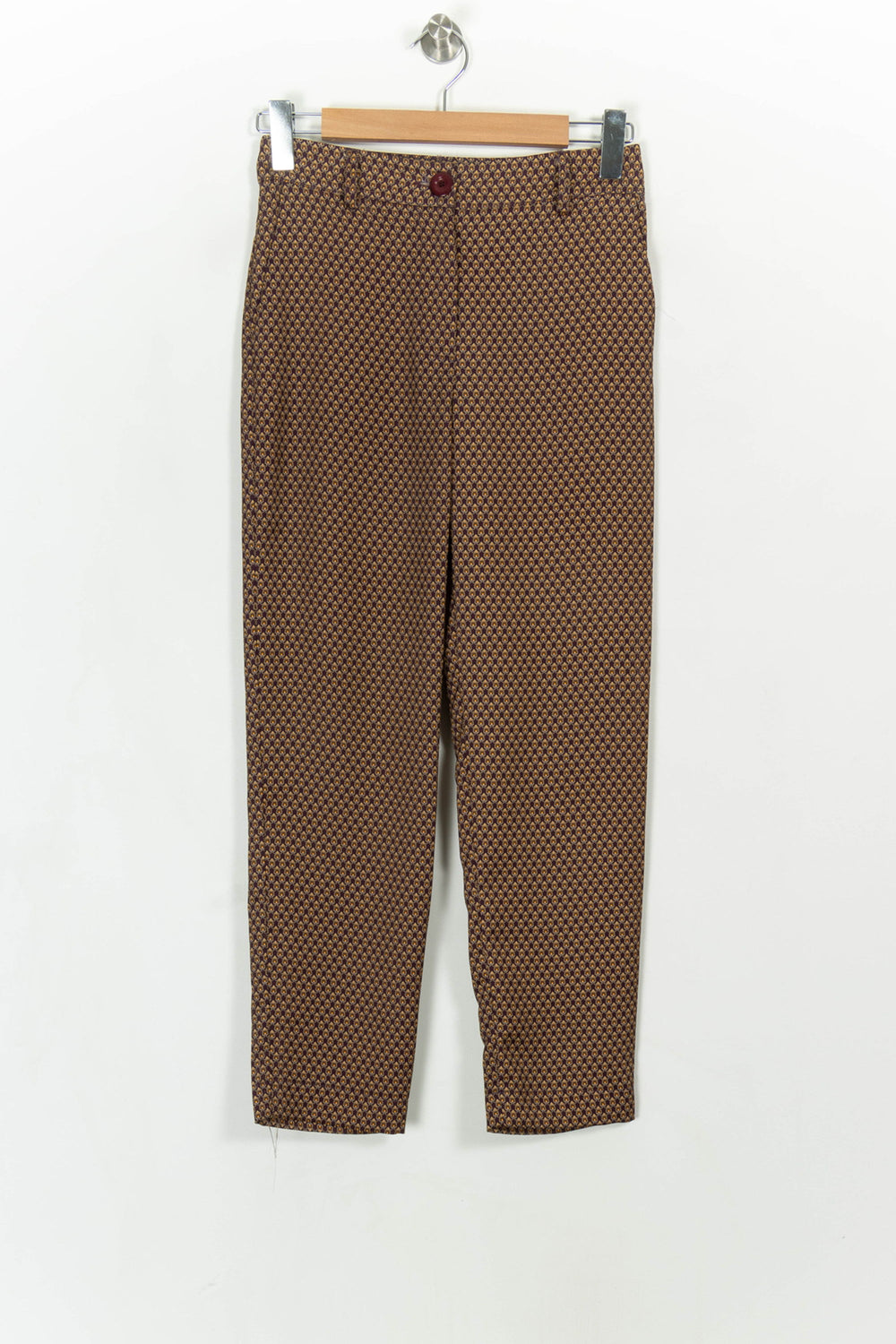Pantalon Marron et Jaune - Taille XS/34 de la marque La Fée Maraboutée | PARAD117291 - Vendu par Paradigme - Image 2