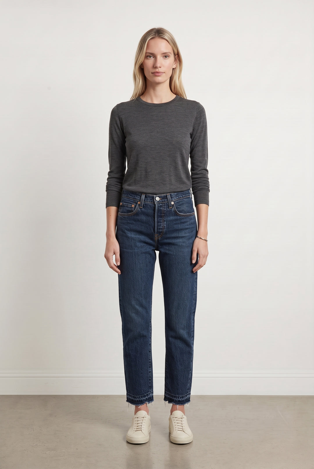 Jean Droit Bleu - Taille M/38 de la marque Levi's | PARAD117293 - Vendu par Paradigme - Image 1