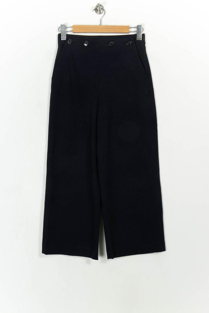 Pantalon Large Bleu - Taille S/36 de la marque Caroll | PARAD117300 - Vendu par Paradigme - Image 2