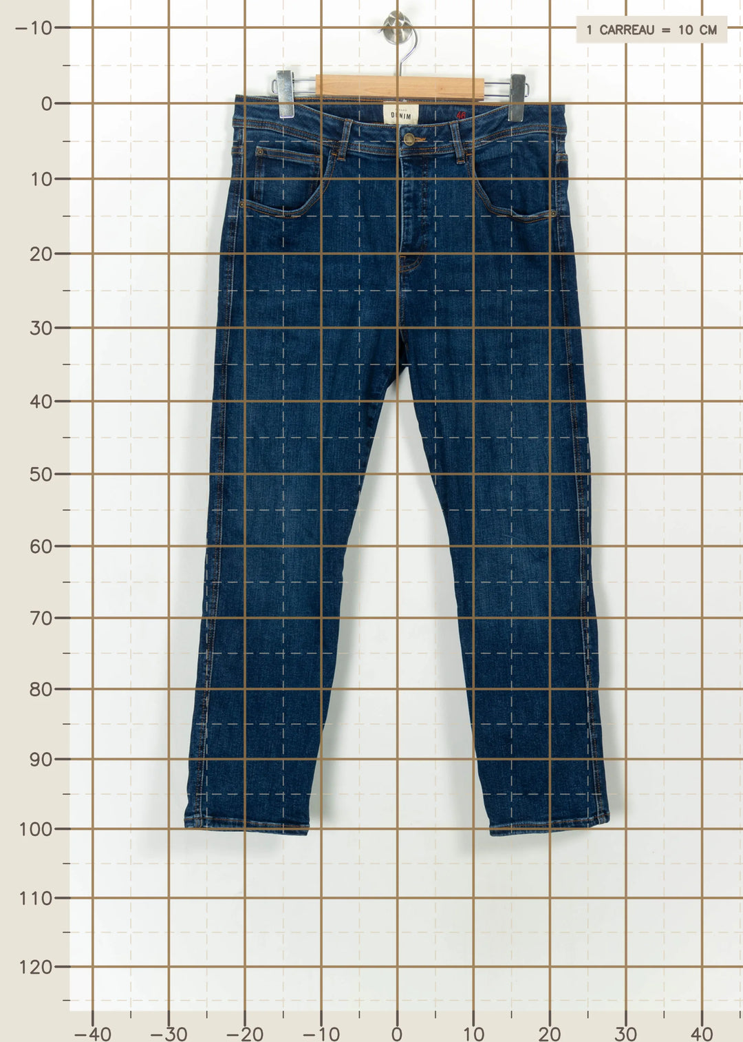 Jean Bleu - Taille XXXL/46 de la marque Sézane | PARAD117307 - Vendu par Paradigme - Image 4