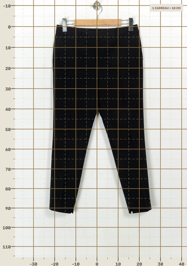 Pantalon Noir - Taille M/38 de la marque Caroll | PARAD117311 - Vendu par Paradigme - Image 4