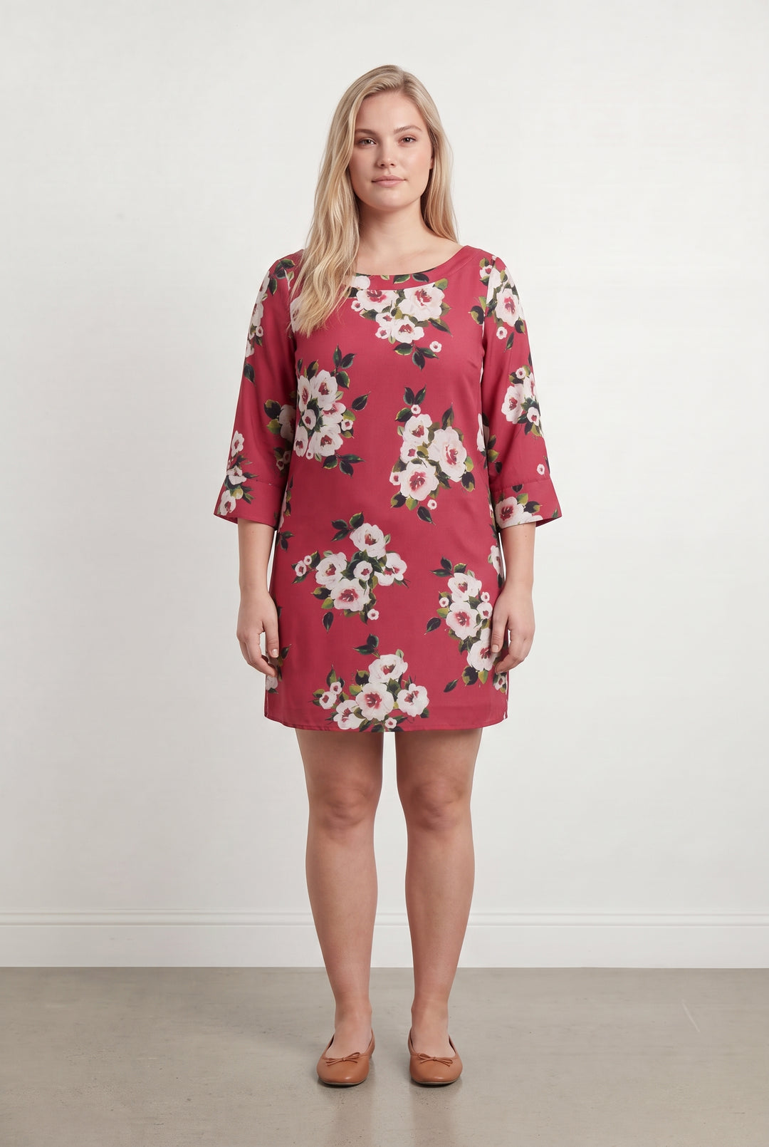 Robe Fleurie Rose et Blanche - Taille XXL/44 de la marque Liu Jo | PARAD117325 - Vendu par Paradigme - Image 1