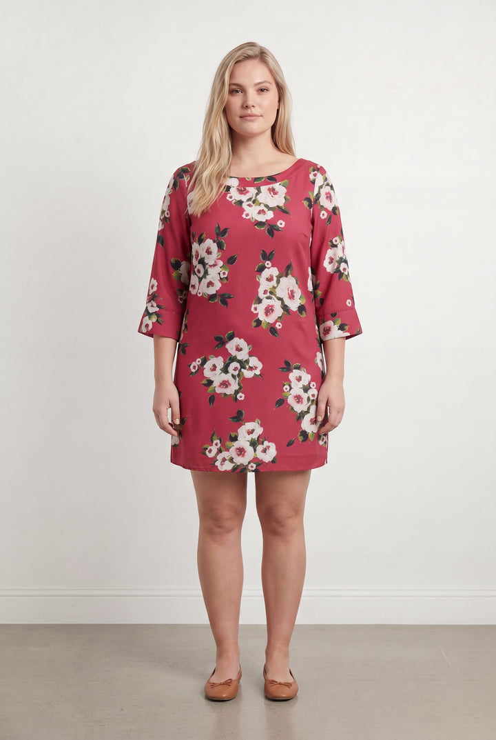 Robe Fleurie Rose et Blanche - Taille XXL/44 de la marque Liu Jo | PARAD117325 - Vendu par Paradigme - Image 1