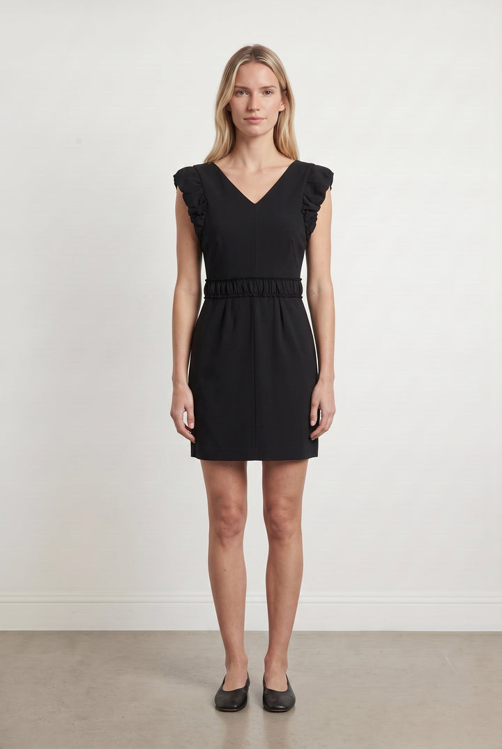 Robe Courte Noire - Taille M/38 de la marque Maje | PARAD117327 - Vendu par Paradigme - Image 1