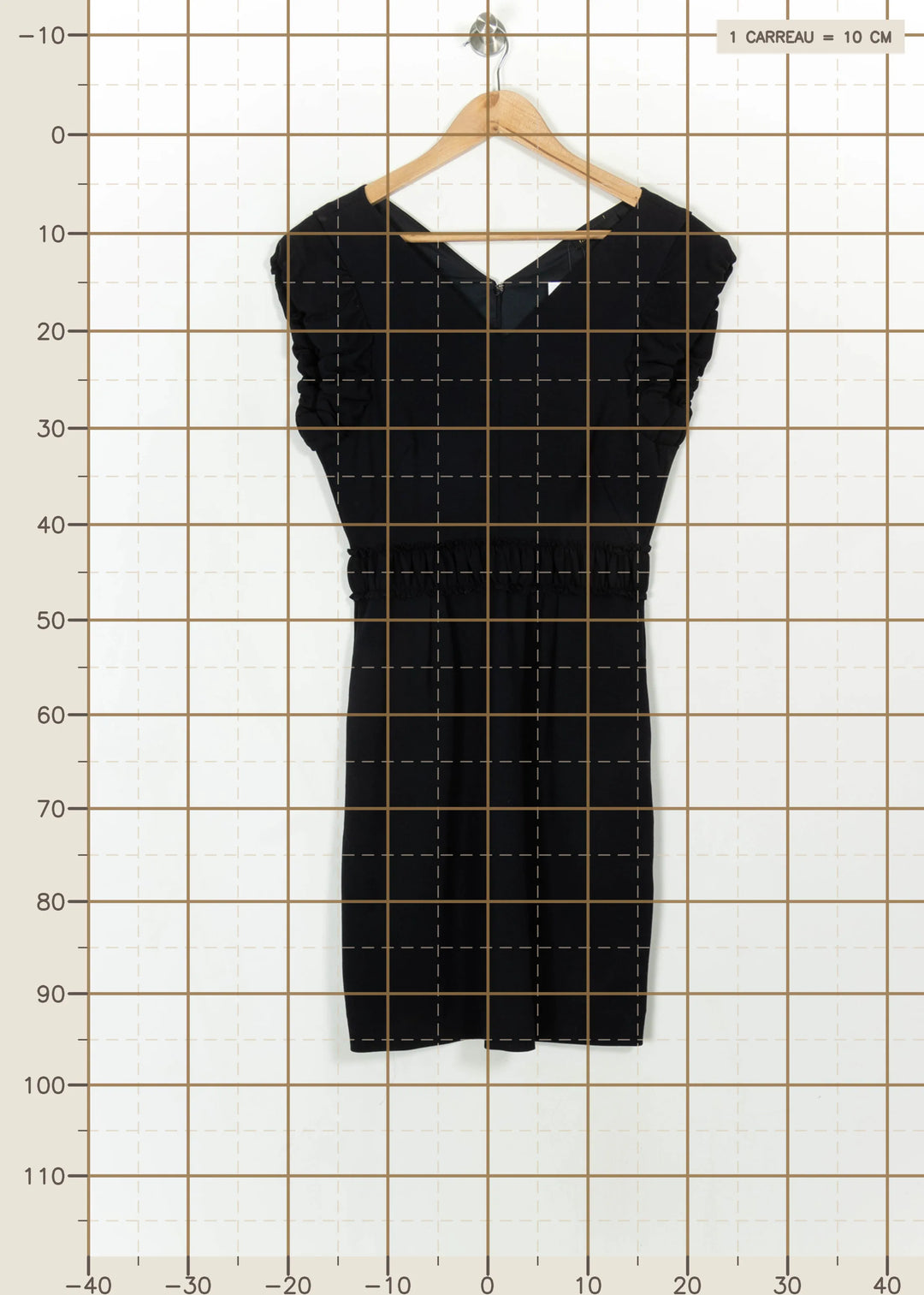 Robe Courte Noire - Taille M/38 de la marque Maje | PARAD117327 - Vendu par Paradigme - Image 4