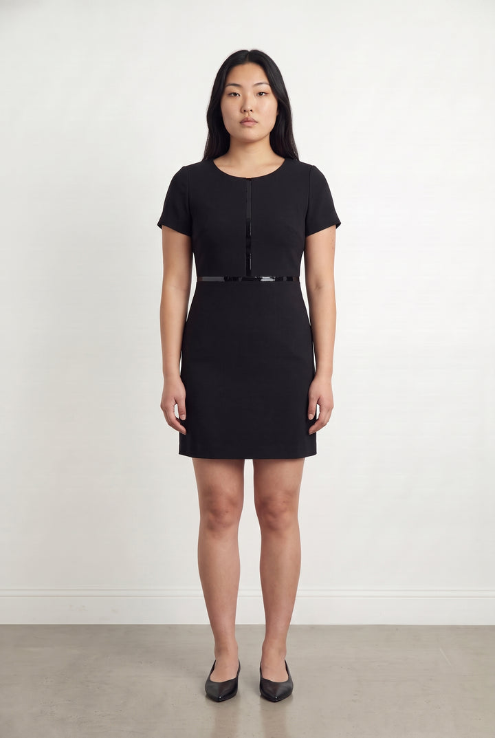 Robe Courte Noire - Taille L/40 de la marque Caroll | PARAD117328 - Vendu par Paradigme - Image 1