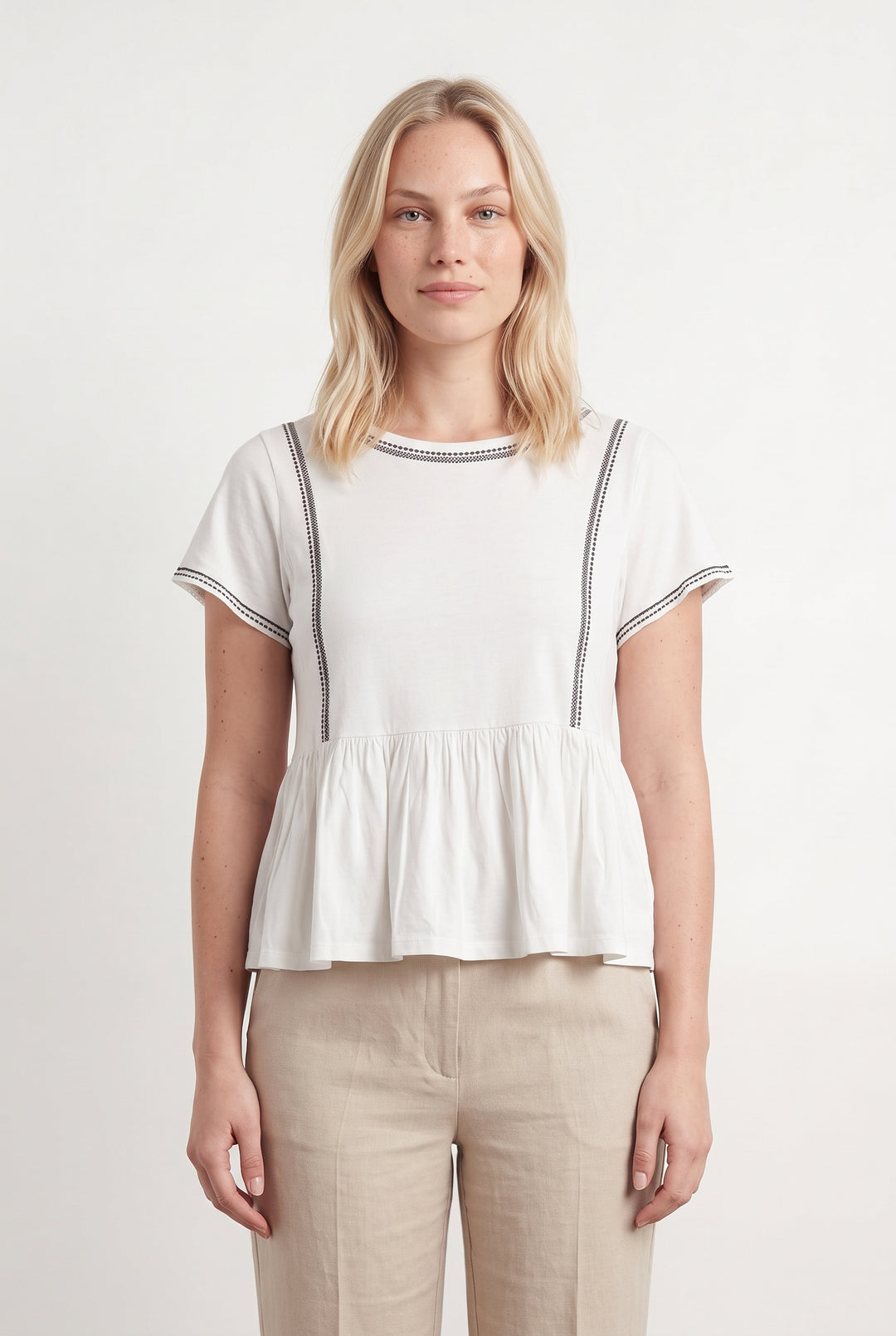 Blouse Blanche - Taille L/40 de la marque La Fée Maraboutée | PARAD117336 - Vendu par Paradigme - Image 1