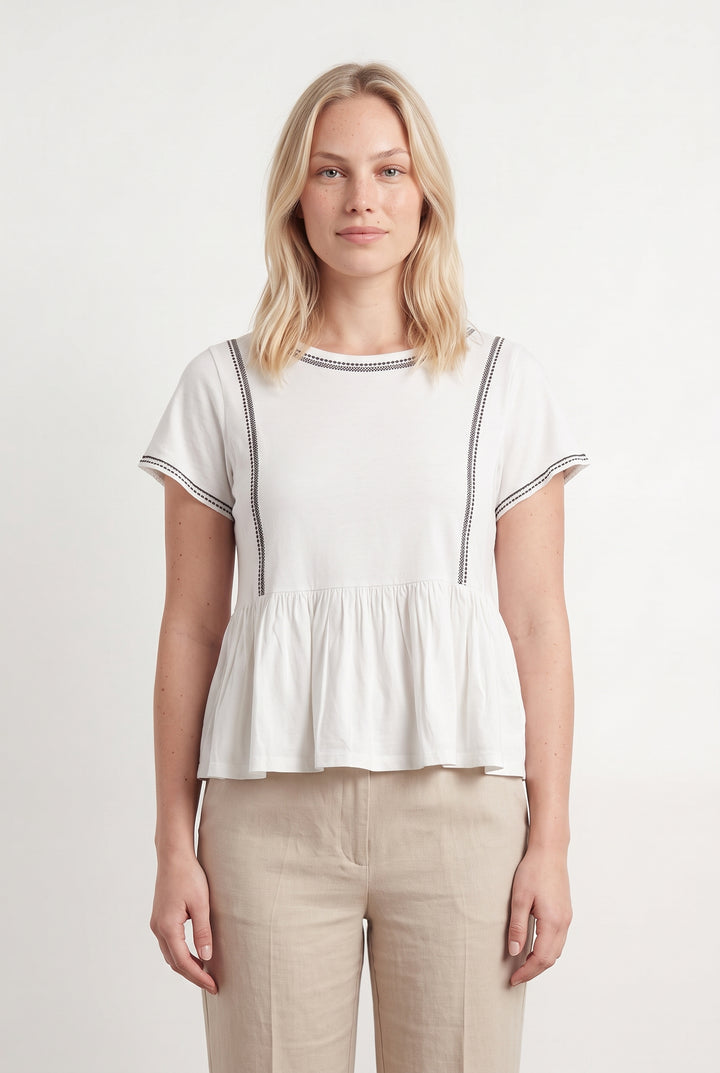 Blouse Blanche - Taille L/40 de la marque La Fée Maraboutée | PARAD117336 - Vendu par Paradigme - Image 1