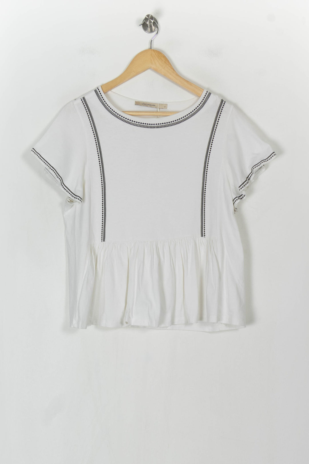 Blouse Blanche - Taille L/40 de la marque La Fée Maraboutée | PARAD117336 - Vendu par Paradigme - Image 2