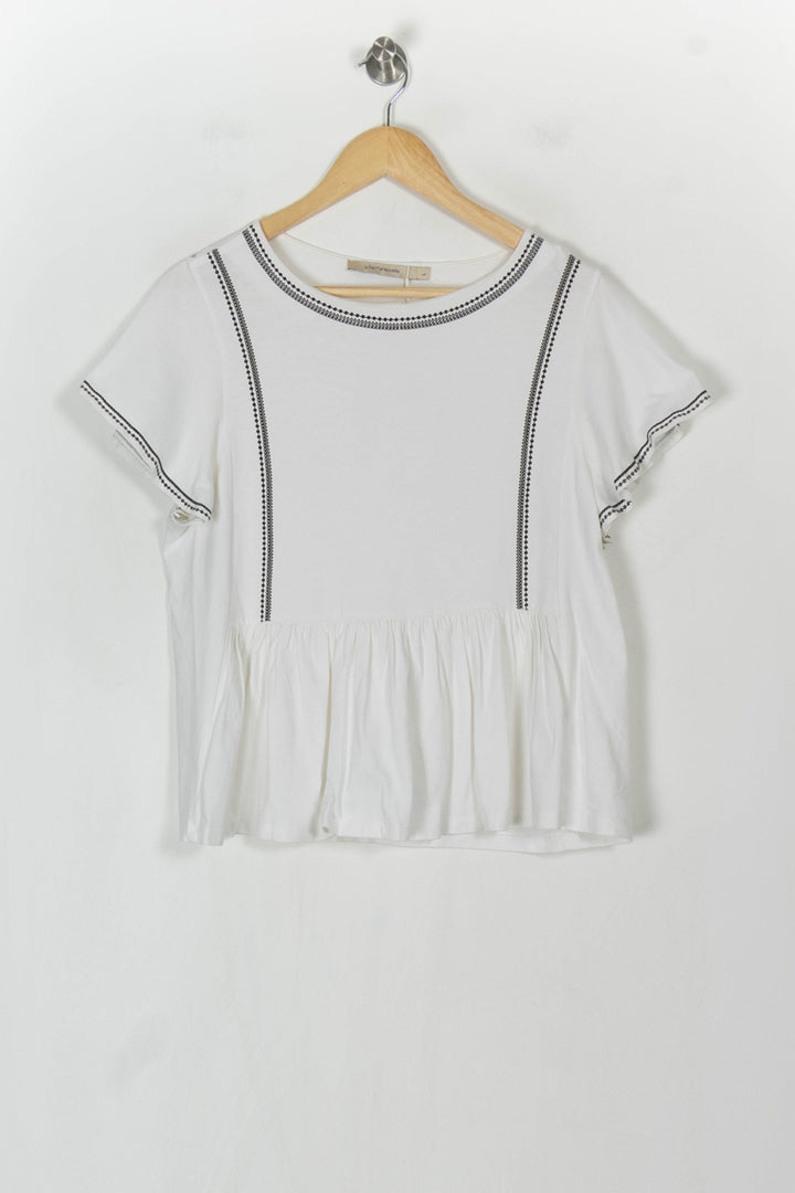 Blouse Blanche - Taille L/40 de la marque La Fée Maraboutée | PARAD117336 - Vendu par Paradigme - Image 2
