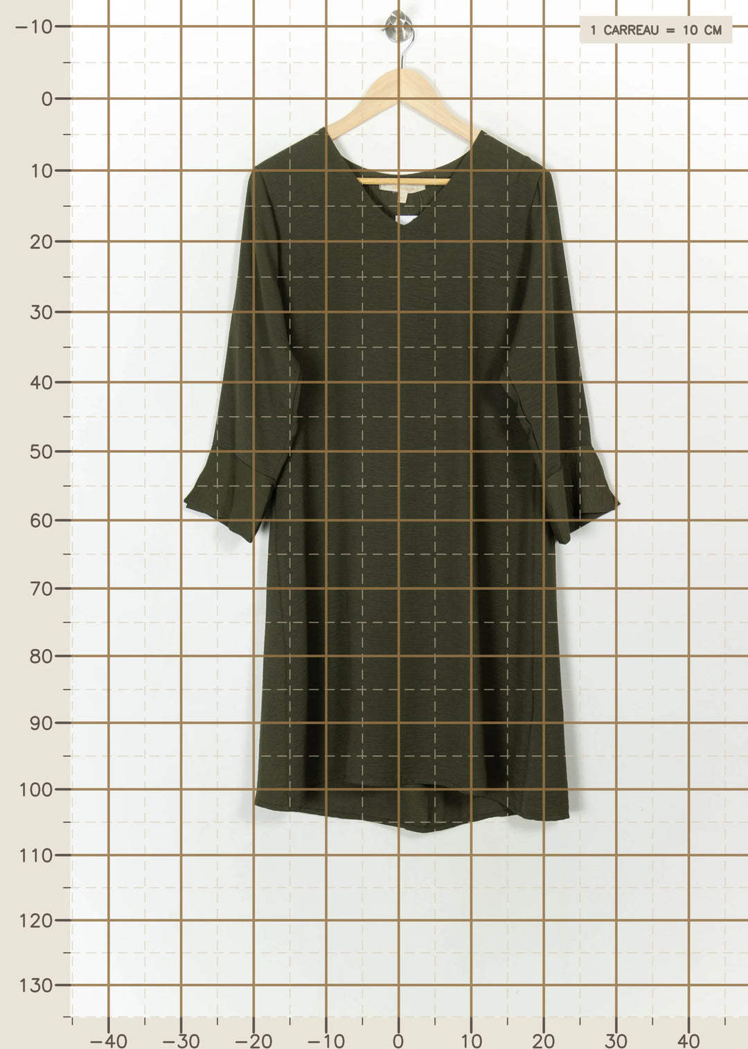 Robe Verte - Taille XL/42 de la marque La Fée Maraboutée | PARAD117337 - Vendu par Paradigme - Image 4
